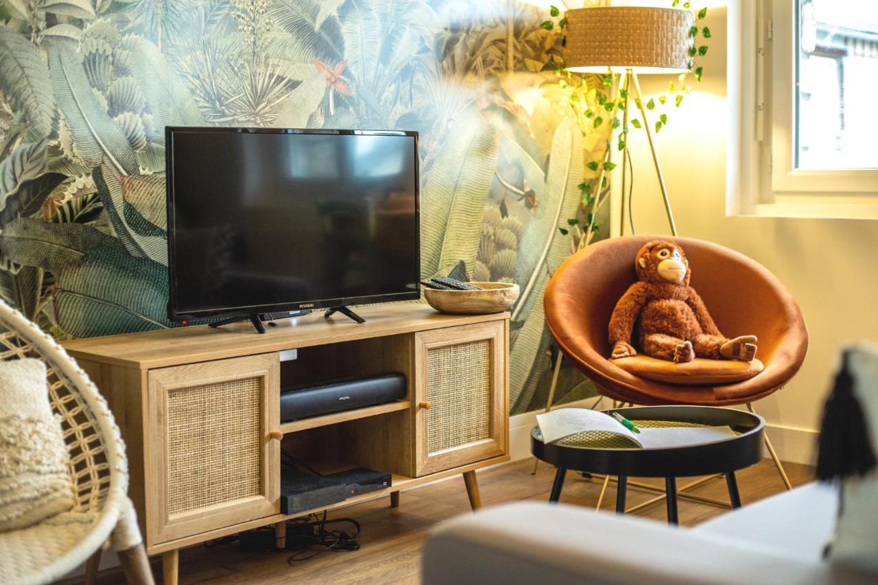 Suite Jungle - Jardin, Netflix Et Parking - Le Manoir Aux Pommes Orbec 外观 照片