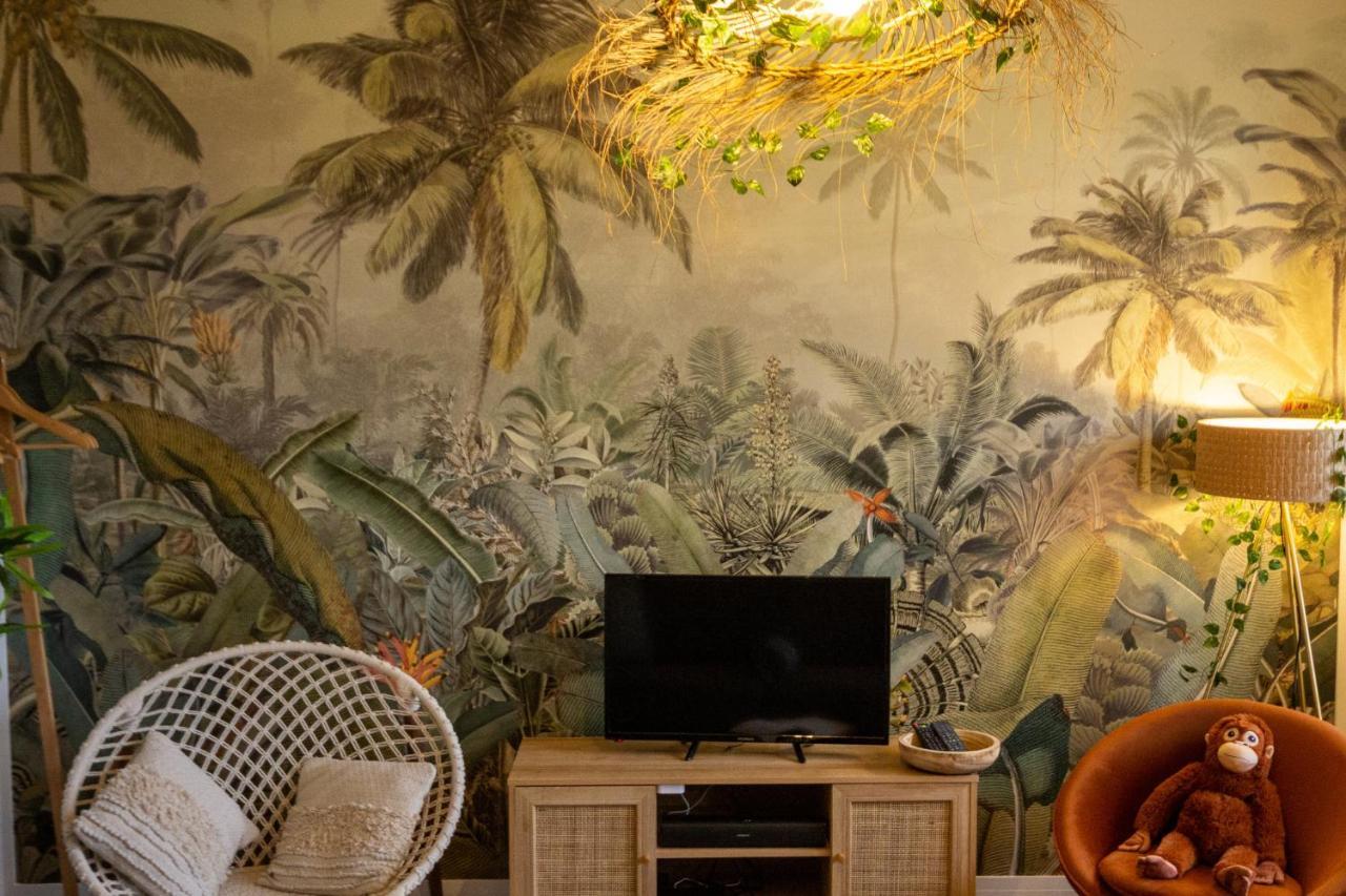 Suite Jungle - Jardin, Netflix Et Parking - Le Manoir Aux Pommes Orbec 外观 照片