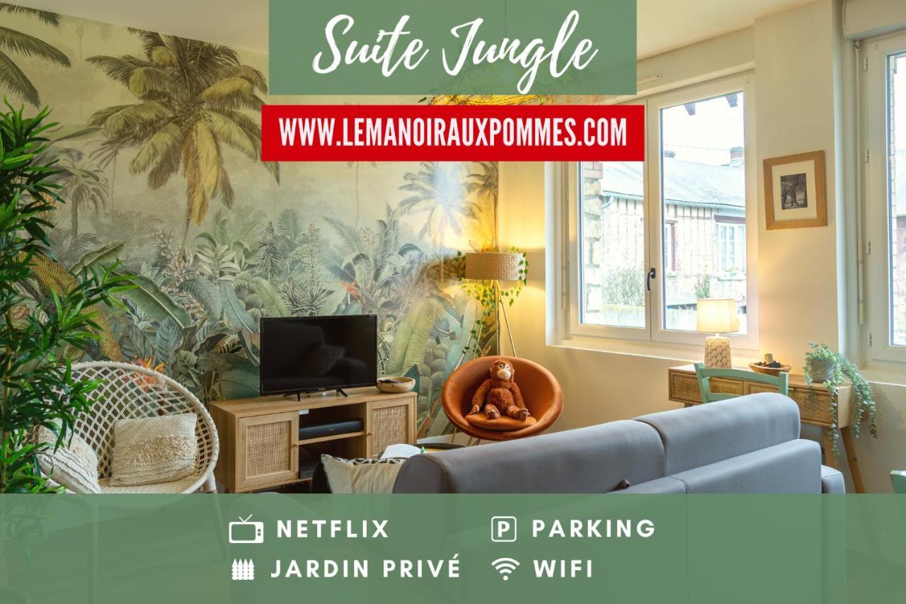Suite Jungle - Jardin, Netflix Et Parking - Le Manoir Aux Pommes Orbec 外观 照片